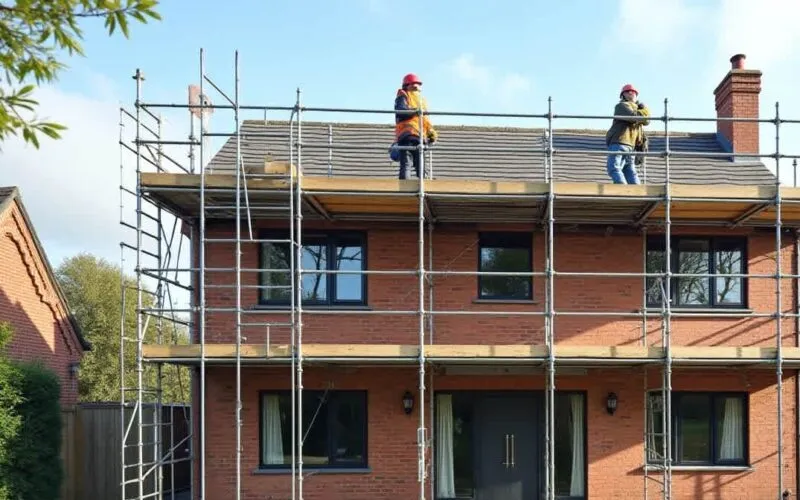 Domestic scaffolding