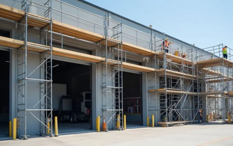 Loading Bay Scaffold